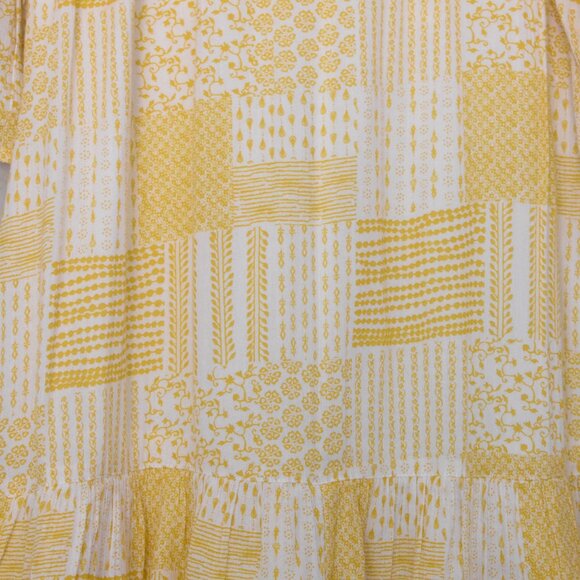 Caslon Ruffle Patchwork Mini Dress - Picture 14 of 16